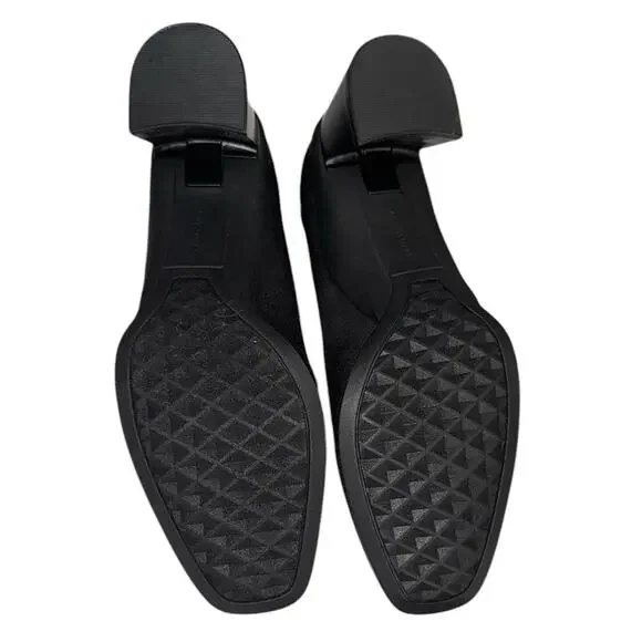 Aerosoles Casta Mid Heel Pump MSRP $89 Black Stretch Fabric Women's Size 9 - Picture 5 of 6